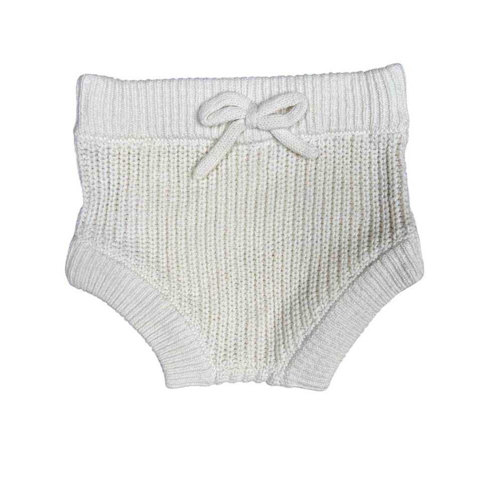 Grayson Collective Baby 3-6M Knit Sweater and Bloomer Set Mauve Brown Cream‎ 2pc - Picture 3 of 7